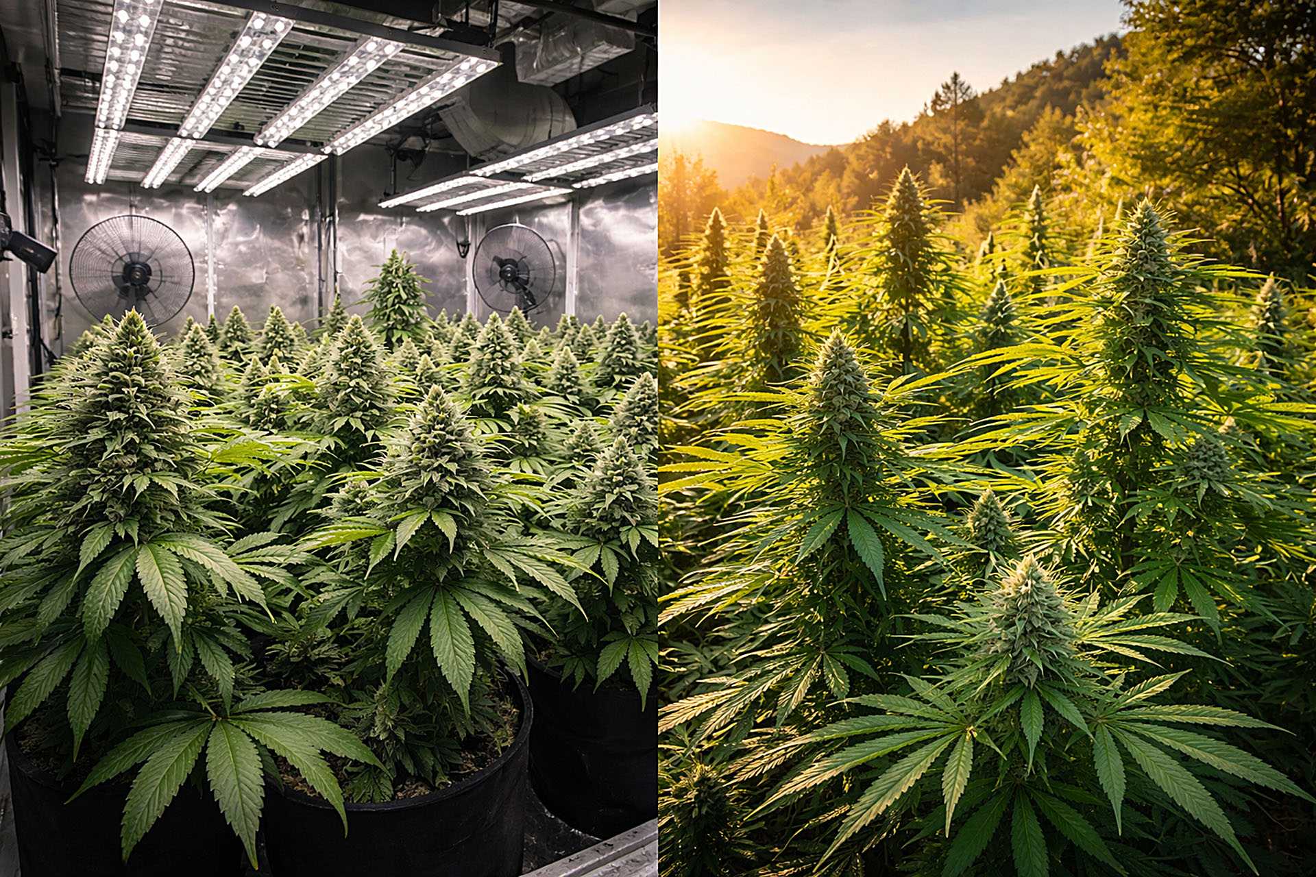 Marihuana uprawa indoor outdoor